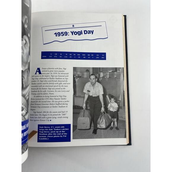 Yogi Berra 1998 Collectible An American Original Baseball Yankees Book - Picture 7 of 9